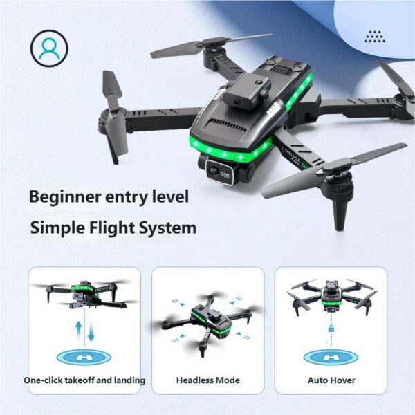 S162 4K Dual Camera Foldable Drone With 4-Way Obstacle Avoidance - Image 3