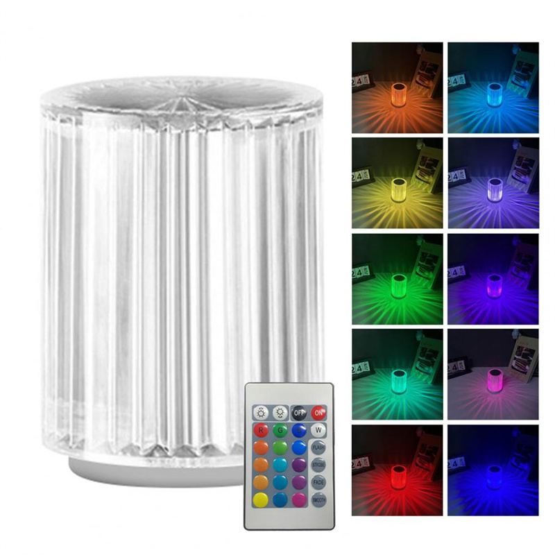 Crystal Lamp Table Lamp Atmosphere Creative Line Small Night Lamp Led Lights - Image 16