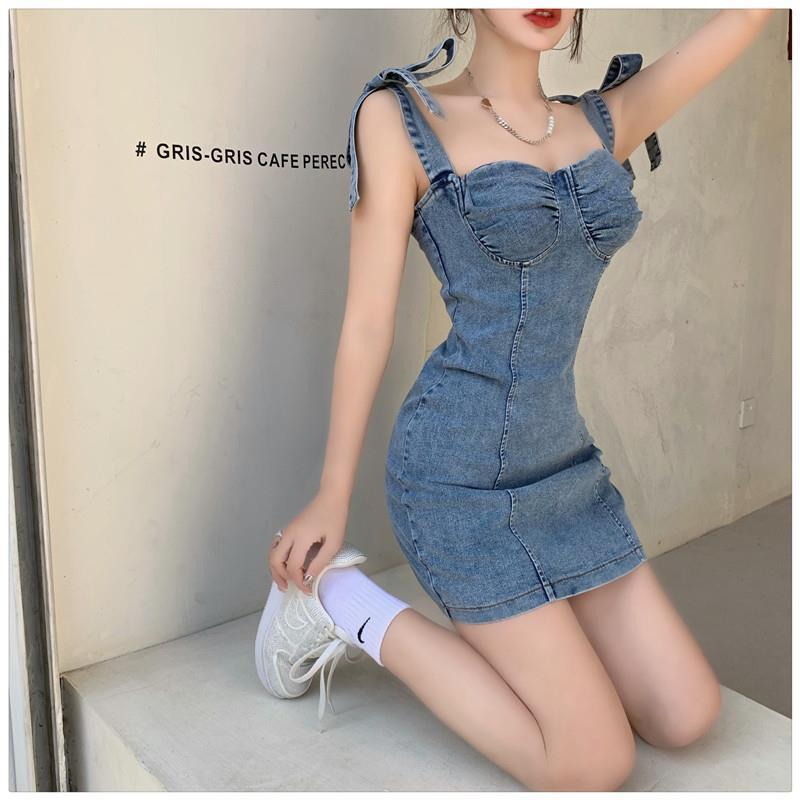 Hong Kong-style Retro Sexy Tube Top Slip Dress - Image 10