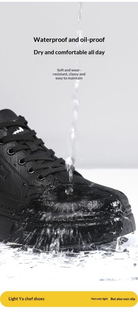 Spring Non-Slip, Oil-Resistant, Comfortable Chef Work Shoes