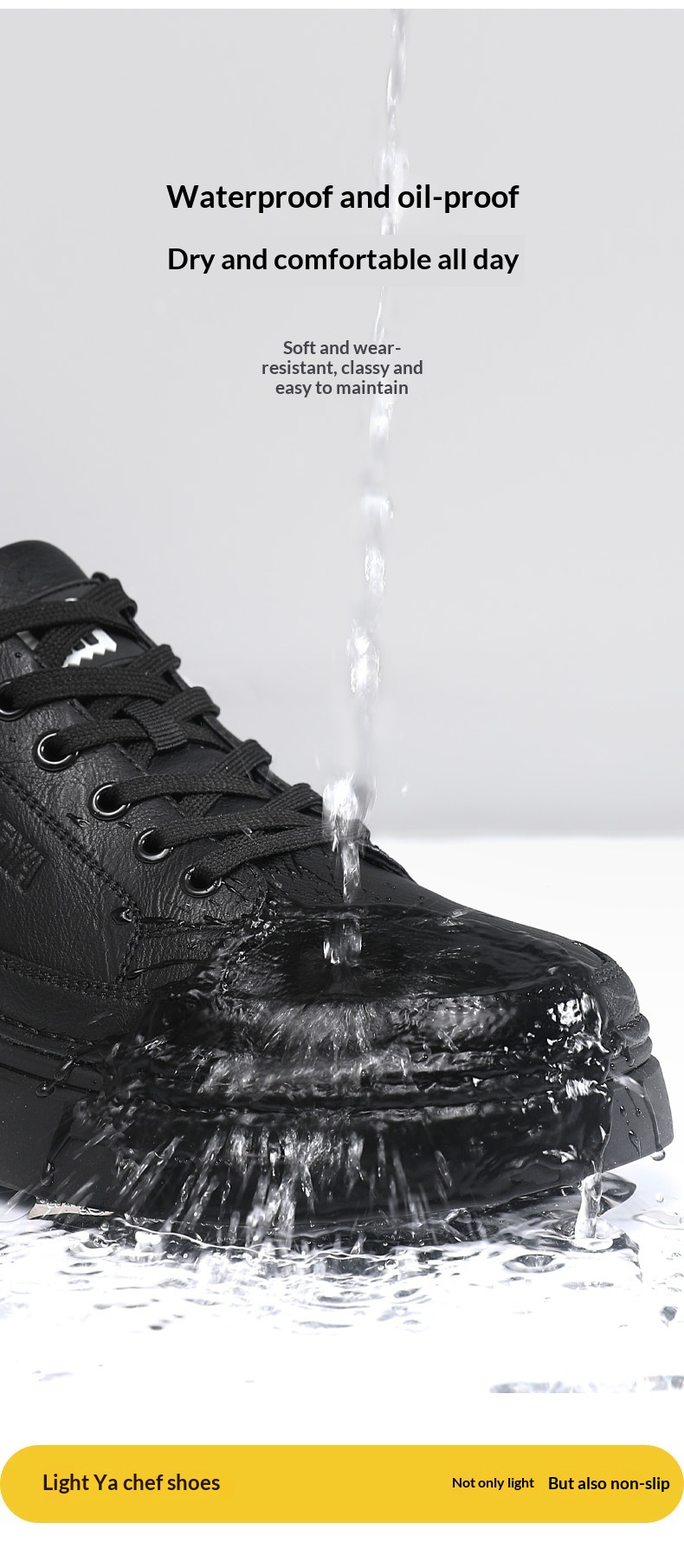 Spring Non-Slip, Oil-Resistant, Comfortable Chef Work Shoes - Image 15