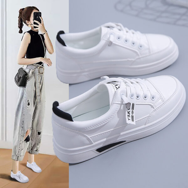Student Athletic Running Leather-uppers Breathable Casual Shoes