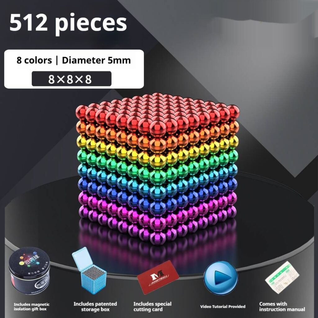 Colorful Magnetic Balls Strong Magnetic Beads Magnet Toys