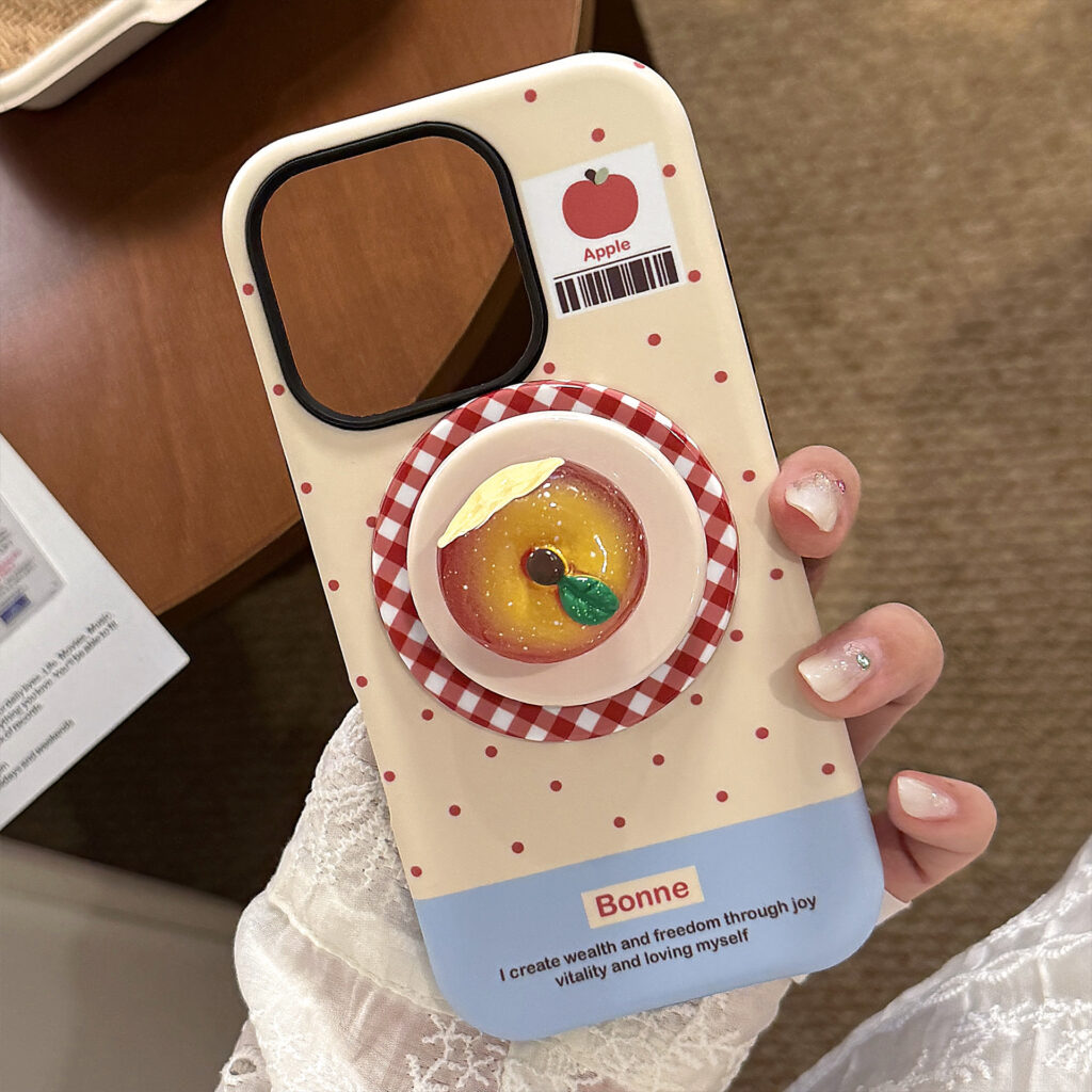 3D Luminous Magnetic Suction Stand Phone Case