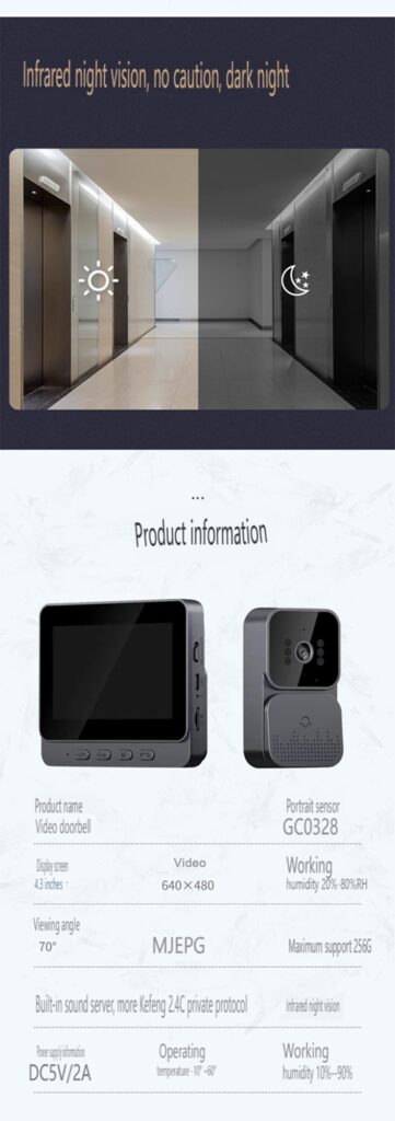 WiFi Video Doorbell Camera