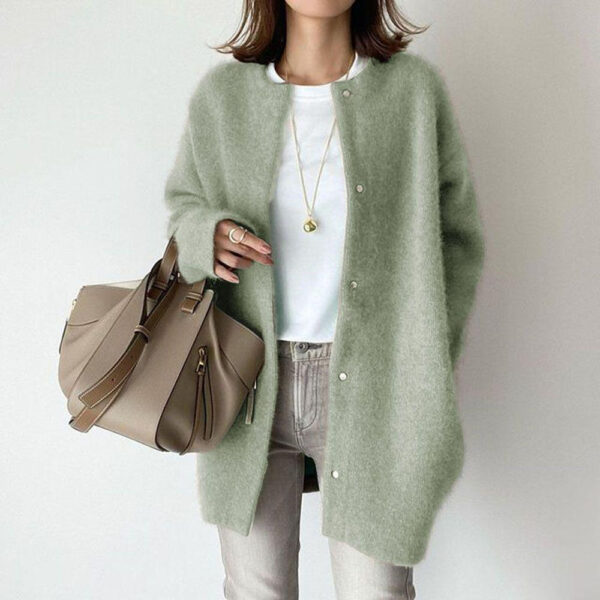 Women's Loose-fit Cardigan Coat - Image 7