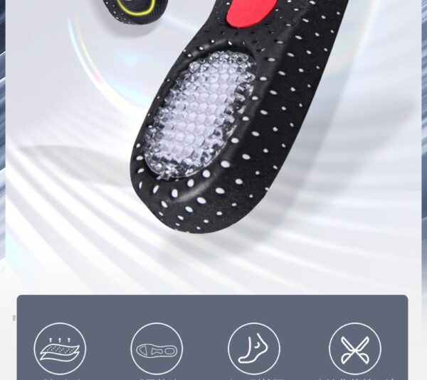 Arch-support Athletic Insoles With Sweat-absorbing Latex Air Cushioning - Image 11