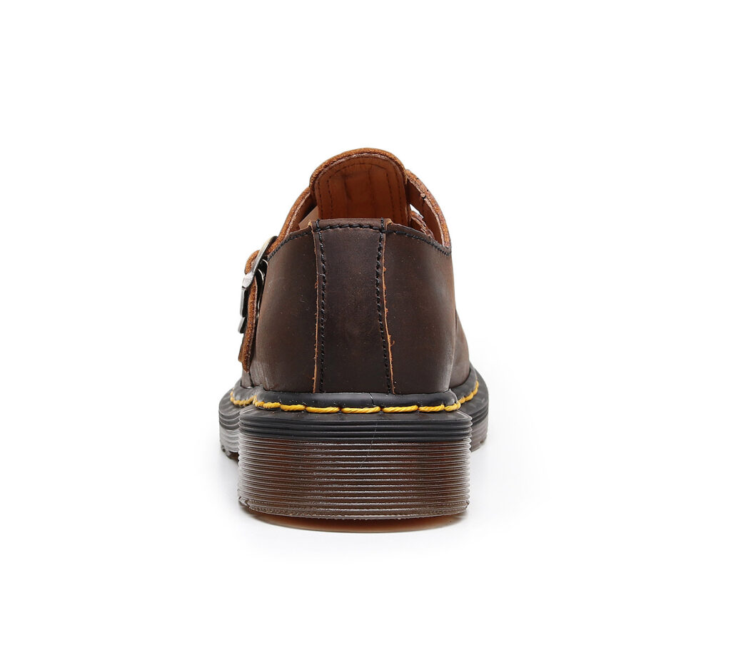 Genuine Leather Low-Top Womens Horse Brown Fashionable Casual Cowhide Shoes
