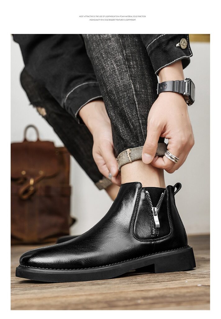 Slip-on Business High-top Casual Ankle Boots