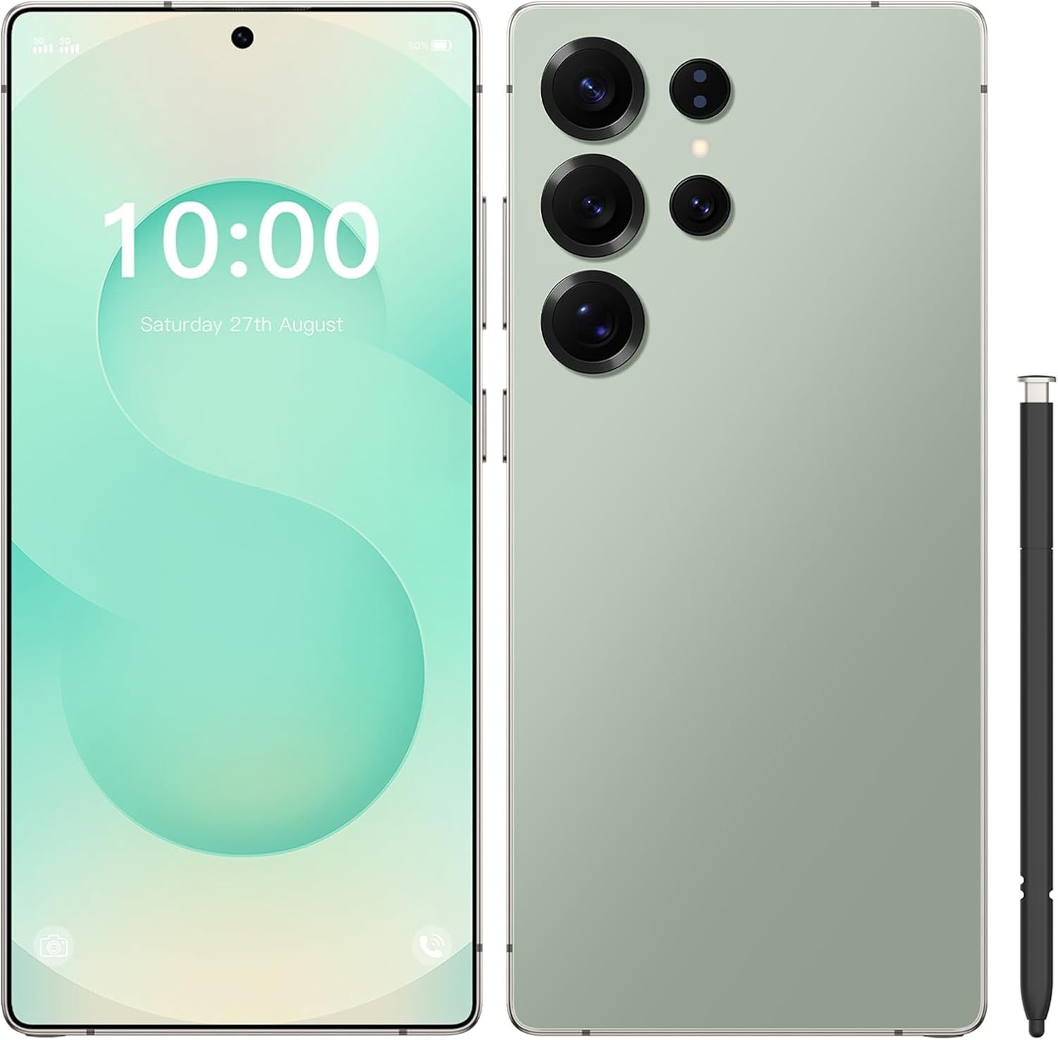 C25 Ultra Unlocked Phone,5G Smartphone 8GB 256GB 7.3-inch Android 14 Cell Phone 6800mAh Large Battery Dual SIM Face GPS - Image 13