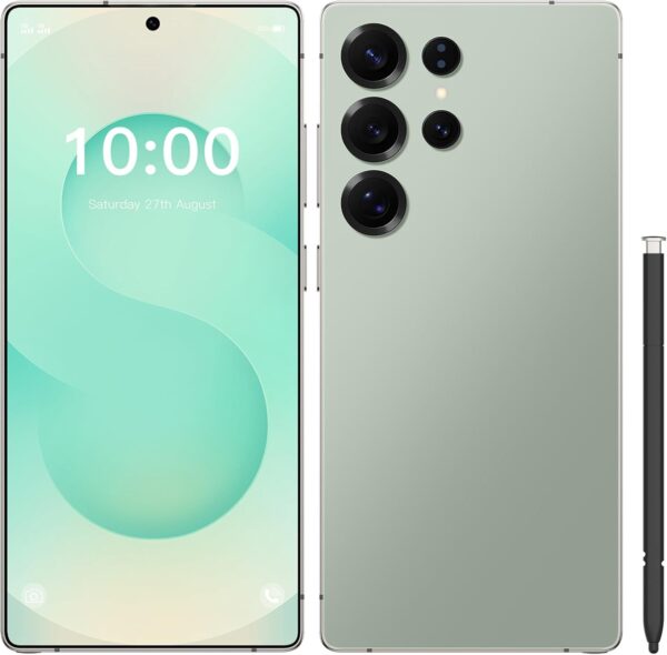 C25 Ultra Unlocked Phone,5G Smartphone 8GB 256GB 7.3-inch Android 14 Cell Phone 6800mAh Large Battery Dual SIM Face GPS - Image 5