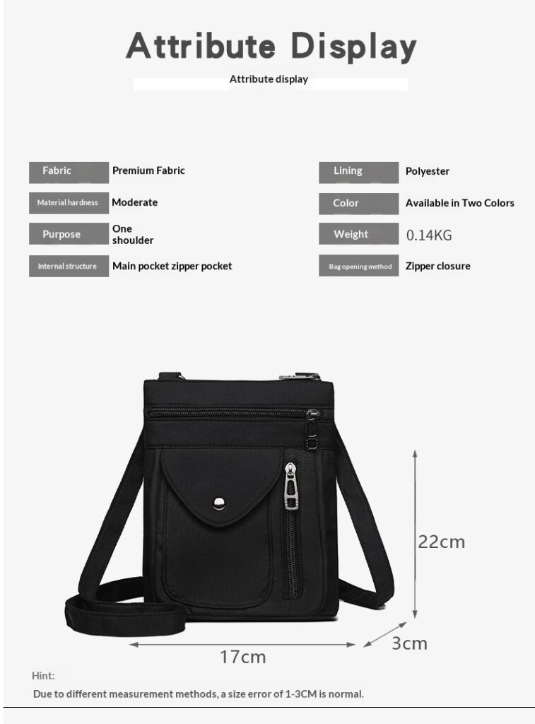 Casual All-Match Unisex Crossbody Bag For Women