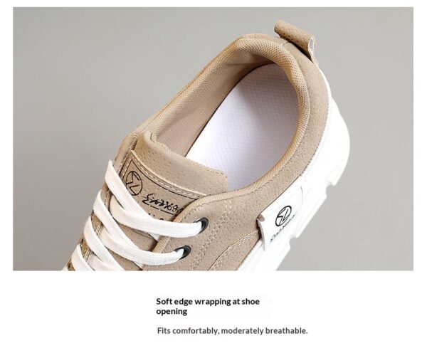 Women's Hidden-Heel Thick-Soled Durable All-Match Breathable Sneakers - Image 17