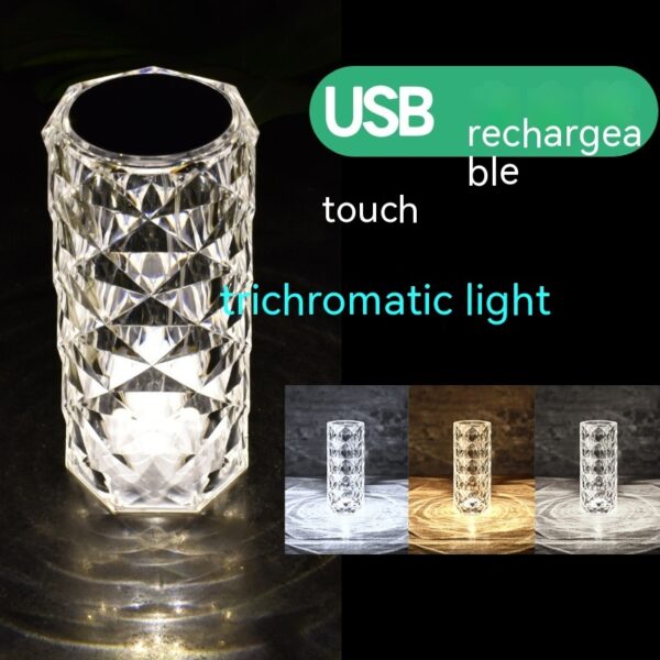 Crystal Rose Lamp Atmosphere Creative Led Table Lamp - Image 19