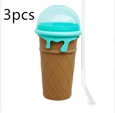 500ml Large Capacity Slushy Cup Summer Squeeze Homemade Juice Water Bottle Quick-Frozen Smoothie Sand Cup Pinch Fast Cooling Magic Ice Cream Slushy Maker Beker Kitchen Gadgets - Image 18