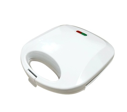 220V white color Double-sided breakfast sandwich machine panini toaster household omelette Fried steak sanwich maker - Image 3