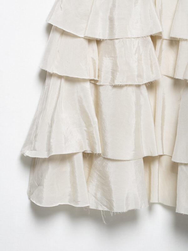 Women's Tiered-ribbon Decorated Cake-style Midi Skirt - Image 6