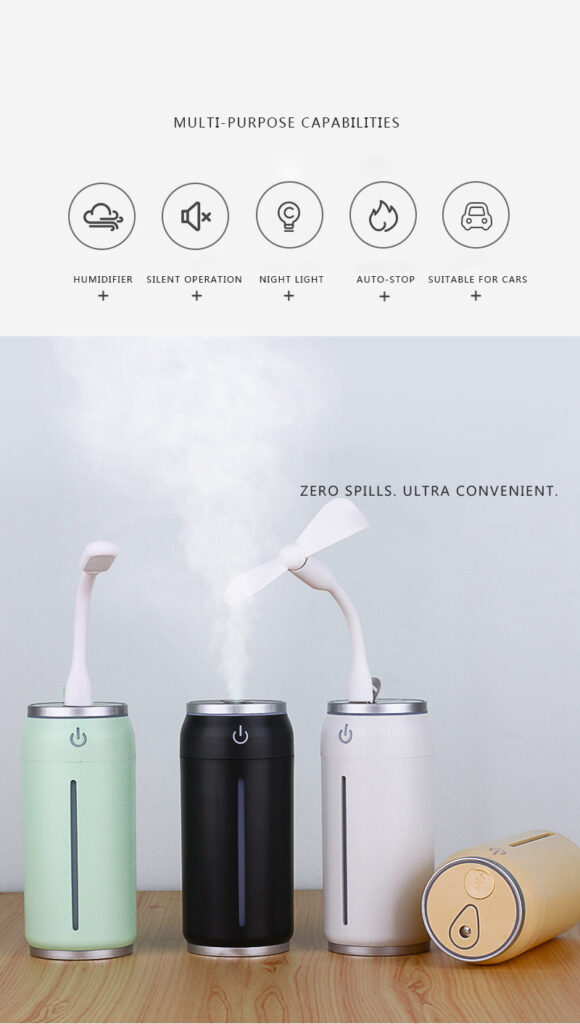 Hot Selling Car Humidifier 220ML Mini USB Aroma Diffuser Wholesale Air Humidificator