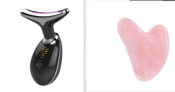 EMS Thermal Neck Lifting And Tighten Massager Electric Microcurrent Wrinkle Remover - Image 12