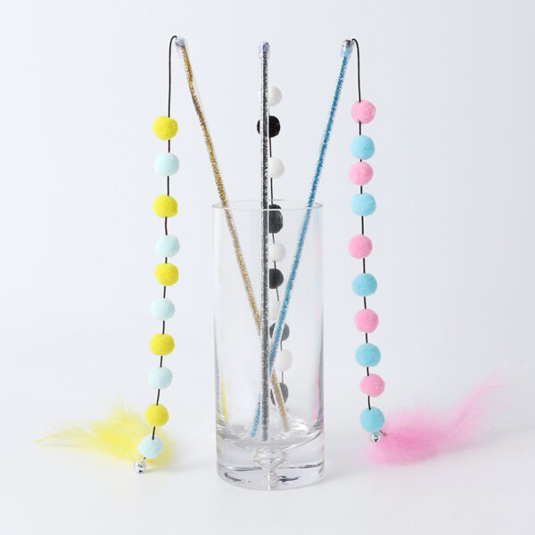 Pet Products String Wool Ball Feathers - Image 2