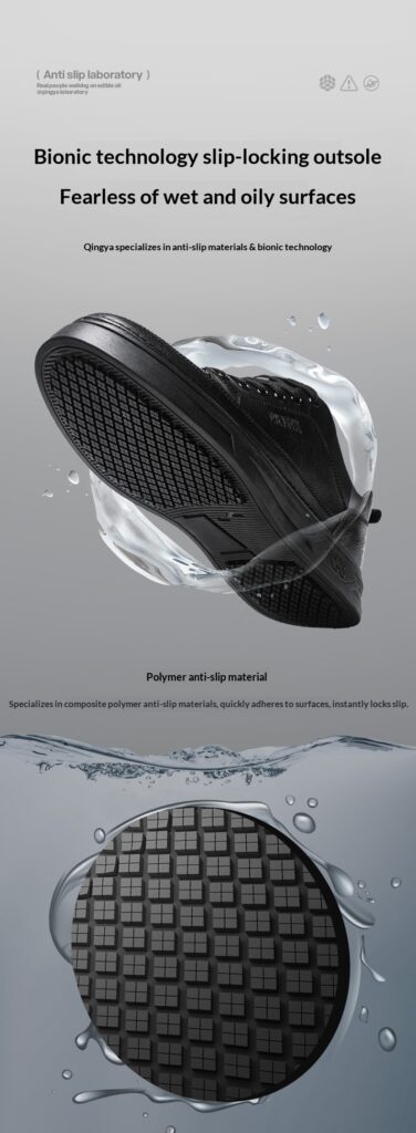 Spring Non-Slip, Oil-Resistant, Comfortable Chef Work Shoes