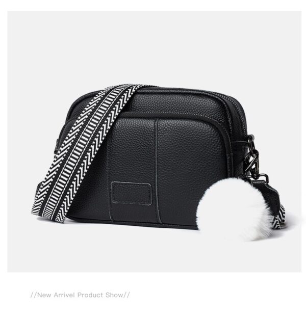 Genuine Leather Womens New Trendy Fashionable Versatile Single-shoulder Bag - Image 26