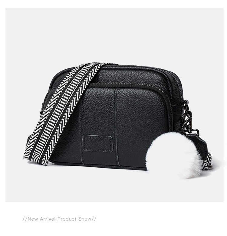 Genuine Leather Womens New Trendy Fashionable Versatile Single-shoulder Bag - Image 26