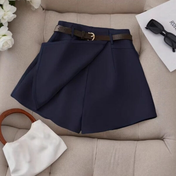 European And American Women's Solid-color Shorts - Image 25