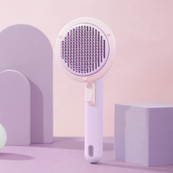 New Pet Cat Brush Hot Selling Hand-held Steel Wire Self-cleaning Comb Looper For Hair Removal - Image 50