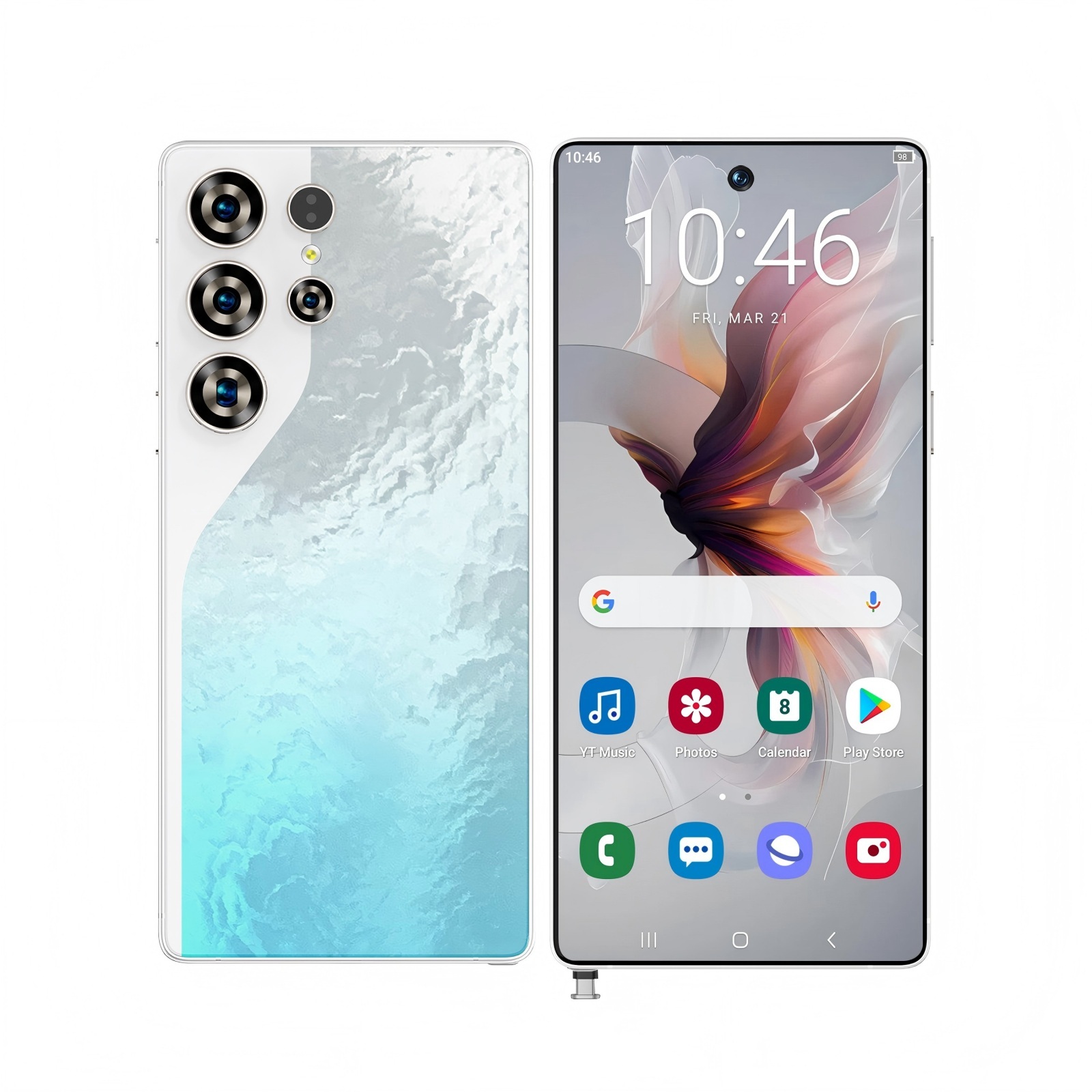 C26 Ultra 5G Unlocked Smartphone, 8GB RAM 256GB Storage Android 15 Cell Phone, 6.9inch FHD Display, 8000mAh Long Battery, Dual SIM, Face & Fingerprint Unlock, GPS, Built-in Stylus - Image 15