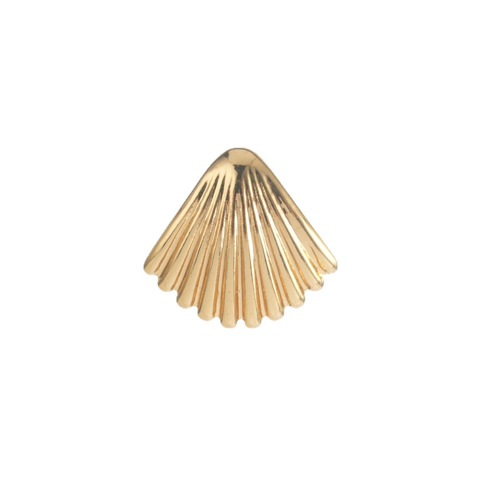 New Retro Niche Design Shell Earrings, Light Luxury Personality Simple Studs, All-Match Geometric Jewelry For Women - Image 2