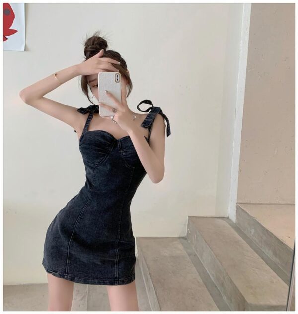 Hong Kong-style Retro Sexy Tube Top Slip Dress - Image 21