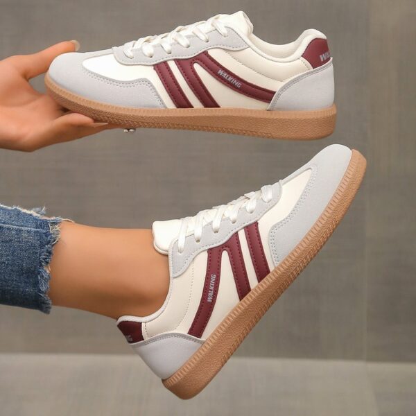 European And American-style Retro Color-Block Sneakers - Image 25