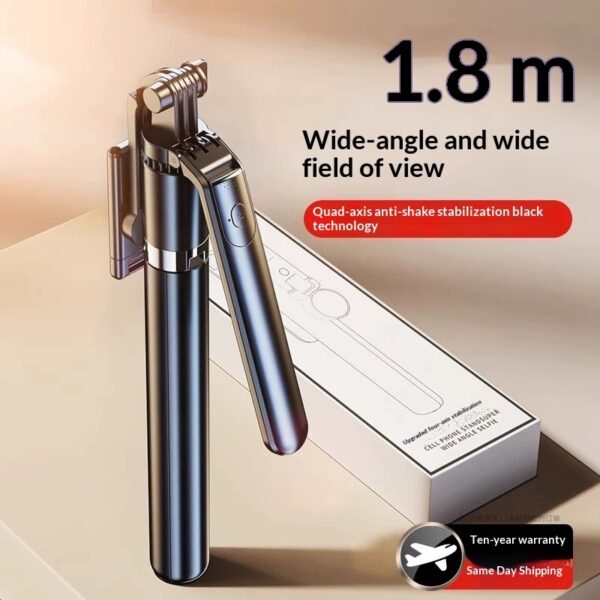 Outdoor Bluetooth Tripod With An Ultra-long Extendable ArmRotating Remote Control And Built-in Image Stabilization