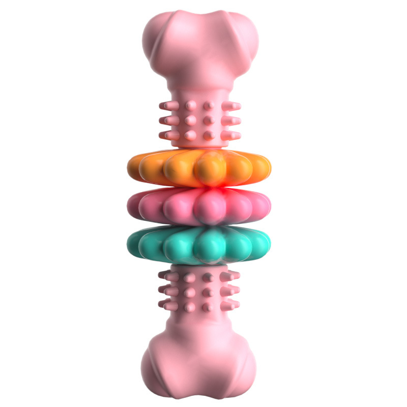 Dog Chew Toy Dog Bone Type  Dogs Teeth Cleaning Toys Indestructible TPR Bone Chewing Bite Resistant Teething Toys  Pet Products - Image 11