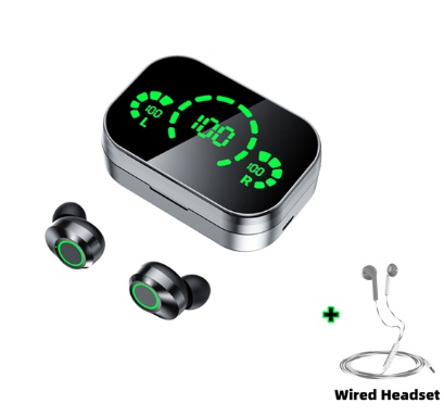 YD03 Wireless Bluetooth-compatible Headset TWS Large Screen Smart Digital Display In Ear Breathing Light - Image 21