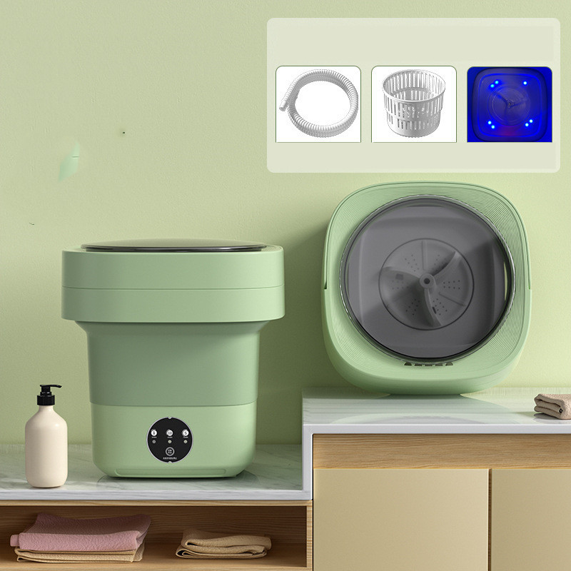Mini Foldable Washing Machine Portable Mini Socks Underwear Panties Washing Machine Big Capacity 3 Models With Spinning Dry Gadgets - Image 35