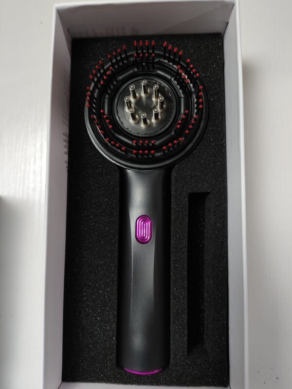 Electric Massage Comb Home Scalp Drain Comb Red Light Anti-slip Hair Care Multi-functional Massage Comb - Image 17