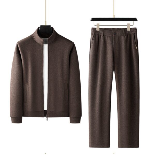 Men's Fashion Casual Stand-Collar Sweatshirt Sports Suit - Image 6