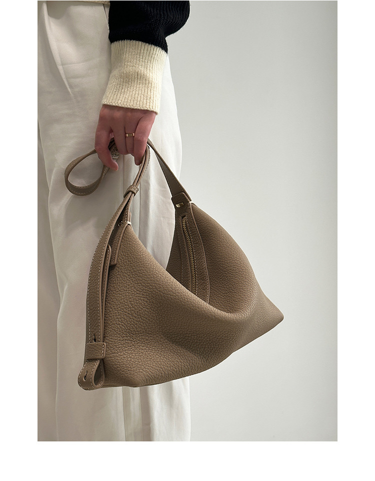 Commuter All-Match Genuine Leather Womens Bag - Image 13