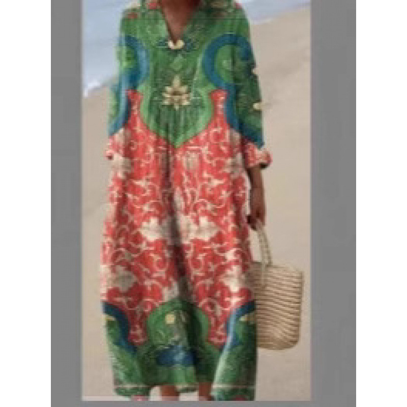 European And American Style Shirt Dress For Women - Image 5