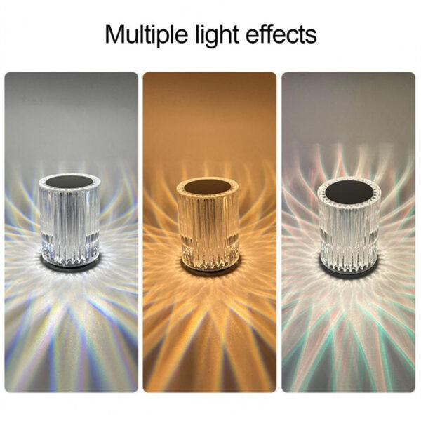 Crystal Lamp Table Lamp Atmosphere Creative Line Small Night Lamp Led Lights - Image 22
