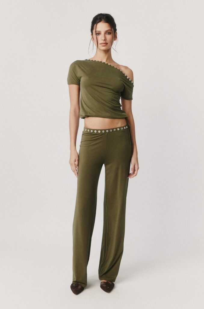 Women's Fashionable Winter Solid-Colored Casual Set