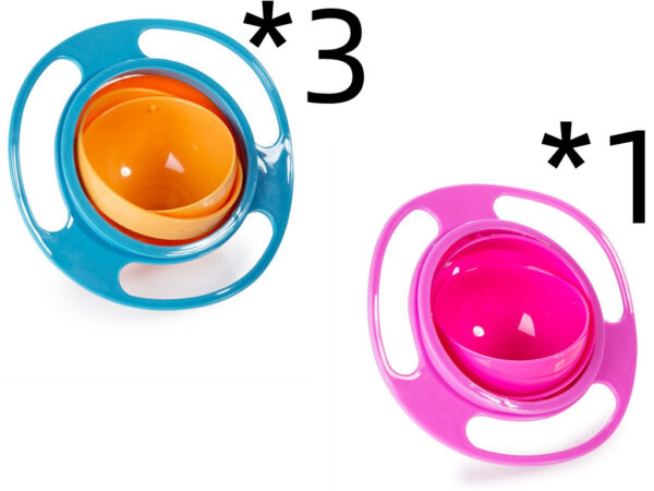 360 Rotate Universal Spill-proof Bowl Dishes - Image 45