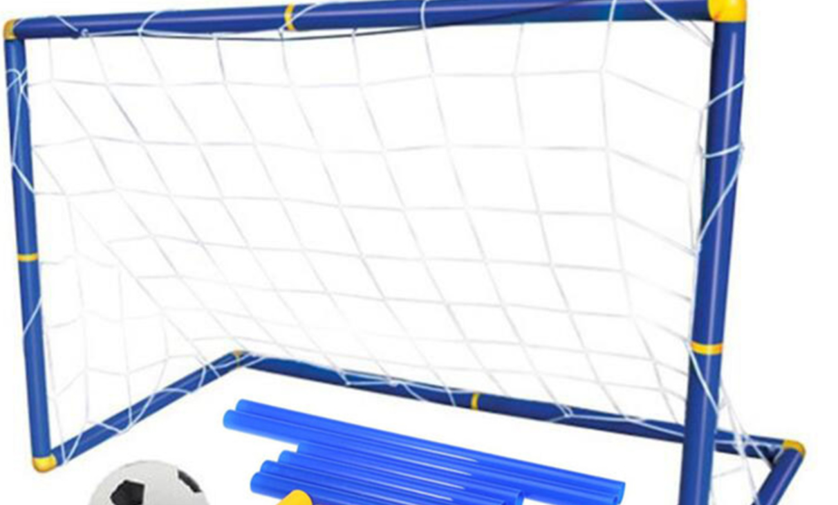 Folding Mini Football Soccer Ball Goal Post Net - Image 11