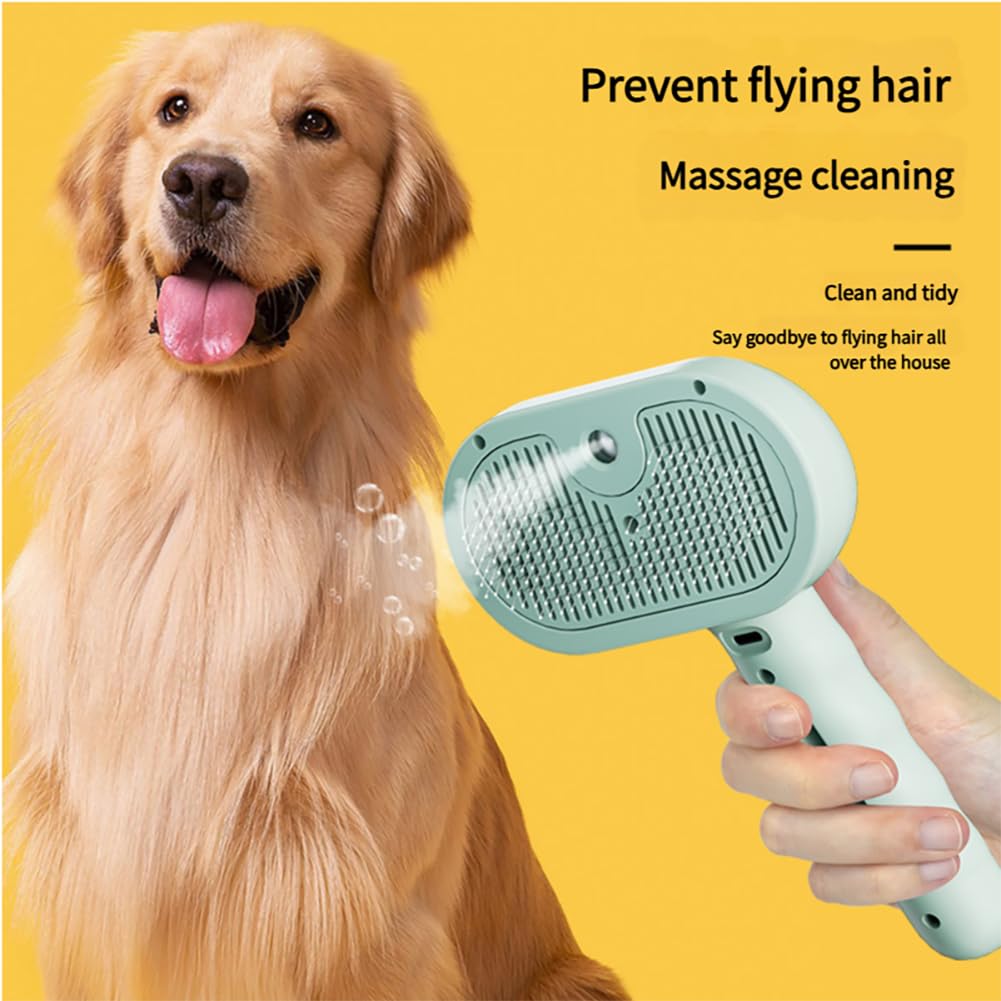 New Chevaroo Horse Steam Brush, Chevaroo 3-in-1 Self-Cleaning Steam Pet Brush For Shedding, Pet Steam Brush, Silicone Bristle Head 360 Rotating Pet Steam Brush - Image 10
