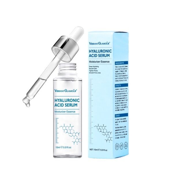 Hyaluronic Acid Face Serum Anti-Aging Shrink Pore Whitening Moisturizing Face Cream Dry Skin Care - Image 12