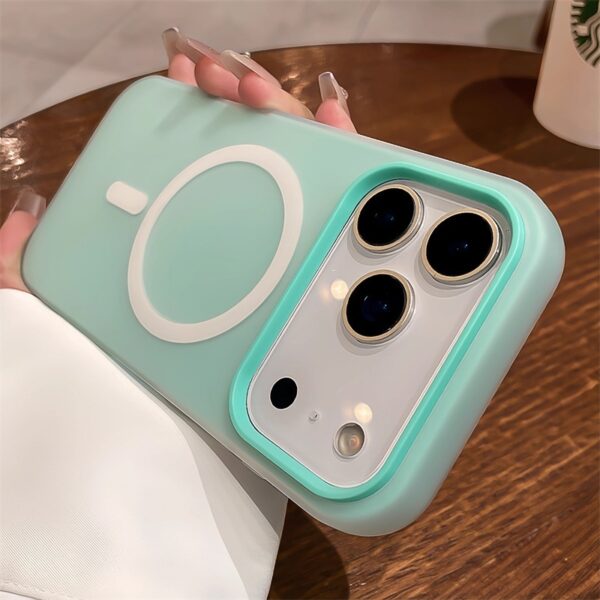 Suitable For 17 Pro Max Phone Case  Jelly Magnetic Two in one Frosted Simple Drop proof - Image 57