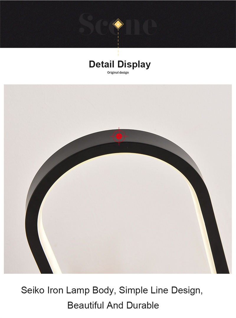 Usb Plug-In Lamp Oval Acrylic Lamp Touch Control Dimmable Modern Simple Creative Night Lamp Bedside Reading Lamp Desk Table Led - Image 15