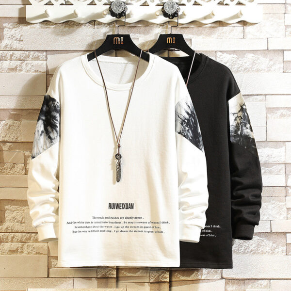 Loose Fat Shirt Long-sleeved Sweater Men - Image 4